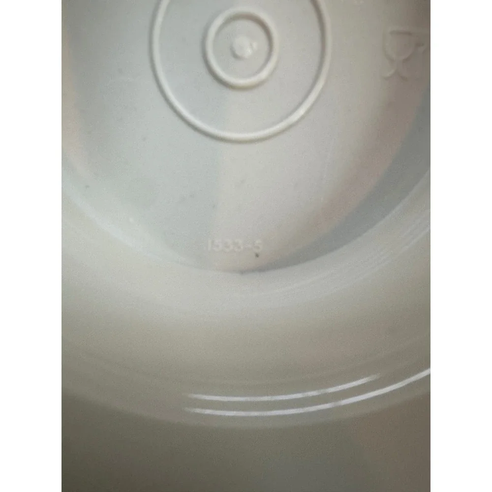 Vintage Tupperware Cake Taker Pedestal Stand Domed Lid Almond 1533-5 1710-1